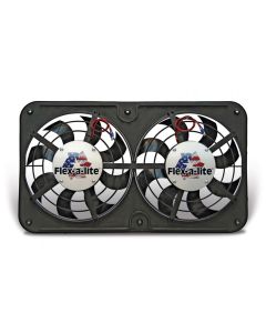 Early Chevy Dual Electric Fan Kit, Flex-A-Lite, 12'', 2500CFM 1949-1954