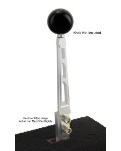 Shifter Lever, Windowed, Straight, Brushed Billet Aluminum, Tremec T5, T45, T56 Manual Transmission, Lokar