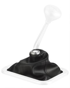 Shifter Boot, Deluxe Top Rectangular, Brushed Aluminum Sliding Bezel, Lokar, For Any Length Shifter