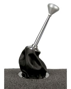 Shifter Boot, Classic Round, With Stainless Ring And Bezel, Lokar