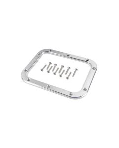 Boot Ring, Billet Aluminum, Satin Finish, Rectangular, Lokar
