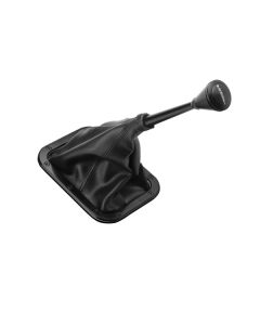 Billet Aluminum Rectangular Shifter Boot Ring, Midnight Series, With Boot, Lokar
