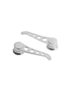 Door Handles, Interior, Lokar Lakester, Pair, Chrome, GM 1949-1954
