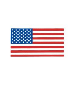 United States Flag Window Decal - 3 3/4" Wide x 2" High