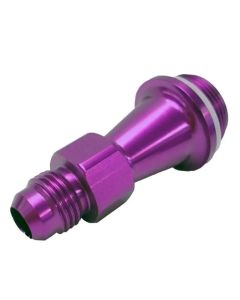 Carburetor Fuel Bowl Inlet Fitting Kit; -8AN Male to 7/ 8-20 Male; Sold Each