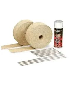 Automotive Exhaust & Header Wrap Kit - White