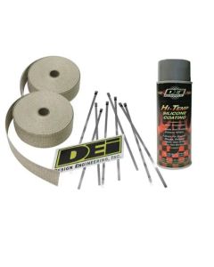 Automotive Exhaust & Header Wrap Kit - Aluminum