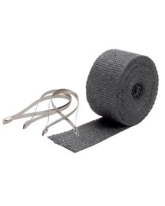 Pipe Wrap & Locking Ties Kit - Black - 2 in x 25 ft