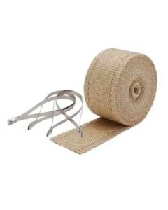 Pipe Wrap & Locking Ties Kit - Tan - 2 in x 25 ft