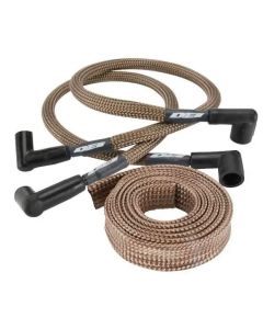 Protect-A-Wire - 8 Cylinder - 25ft - Titanium Sleeving w/Wire Markers