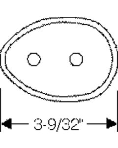 1949-1951 Chevy Mounting Gaskets License Plate Light
