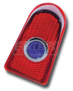 1949-1950 Chevy Glass Taillight Lens With Glass Blue Dot