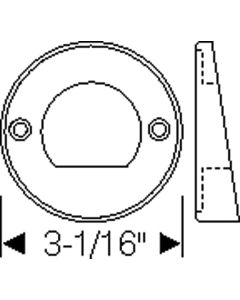 1949-1952 Chevy Mounting Gaskets, Back-Up Light Housing To Quarter Panel