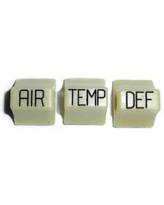 1951-1952 Chevy Heater Knobs Ivory