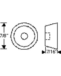 1949-1950 Chevy Rubber Bumper, Trunk