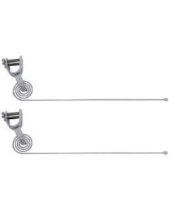 Chevy Curb Feelers, Chrome, 1949-1954