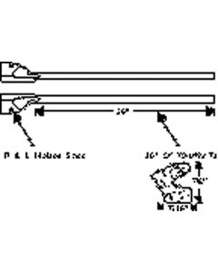 1949-1952 Chevy Weatherstripping, Door Bottom & Corners