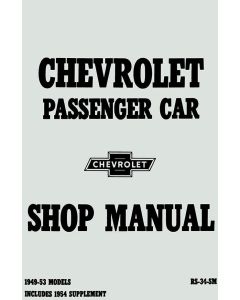 Chevy Shop Manual, Passenger Car, 1949-1954