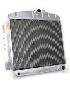 Chevy Aluminum Radiator, Manual Transmission, Top Center Outlet, Griffin Pro Series, 1949-1954