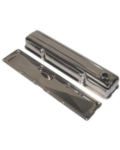 Chevy Valve & Rocker Cover Set, 235ci, Chrome, 1949-1954