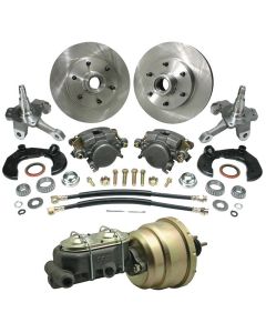 Chevy Power Front Disc Brake Kit, With Chevy Bolt Pattern, For Mustang II, 1949-1954
