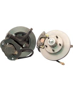 Chevy Power Front Disc Brake Kit, At The Wheel, With Ford Bolt Pattern, For Mustang II, 1949-1954