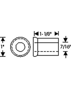1949-1954 Chevy Bushing Rear Leaf Spring Rear Eye And Shackle