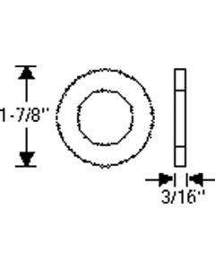 Chevy Seals, Rear Leaf Spring Seat, 1949-1954