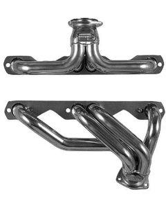 Chevy Headers, Sanderson, Small Block V8, For Stock Front Suspension, 1949-1954