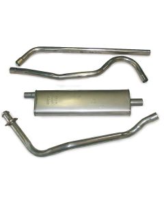 1949-1954 Chevy Exhaust System Aluminized Turbo