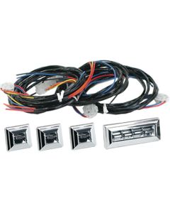 Chevy Power Window Switches, With Wiring, 2 Or 4-Door, 4-Windows, 1949-1954