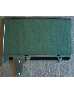 Chevy Installed Door Glass, Clear, With Chrome Frame, Hardtop & Convertible, Left, 1949-1952