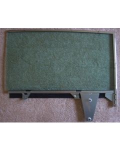 Chevy Installed Door Glass, Clear, With Chrome Frame, Hardtop & Convertible, Right, 1949-1952