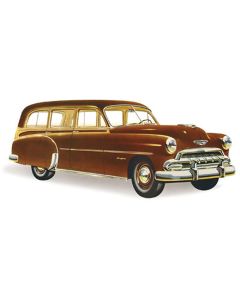 Chevy Front Door Glass, Tinted, Station Wagon Except '49 Woody, 1949-1952