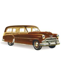 Chevy Rear Door Glass, Tinted, Station Wagon,Except '49 Woody, 1949-1952
