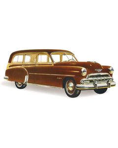 Chevy Stationary Quarter Glass, Clear, Station Wagon, Except'49 Woody, 1949-1952