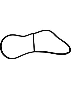 1950-1951 Chevy Windshield Rubber Fleetline Deluxe 2 & 4-Door Sedan