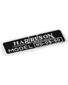 1949-1951 Chevy Heater Decal, Harrison