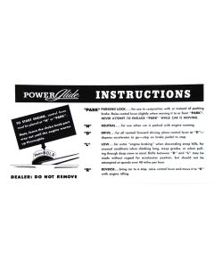 Chevy Sunvisor Sleeve, Transmission And Parking Brake, 1949-1954