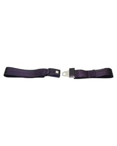 Nova Seat Belt, Front, Black, 1967-69