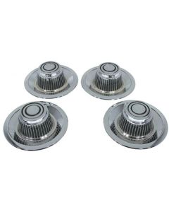 Nova Rally Wheel Dish And Caps, Plastic, 1968-1977