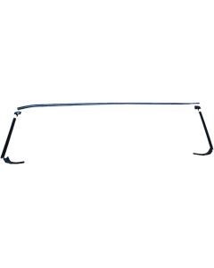 1966-1967 Chevy Nova 2-Door Hardtop Rear Window Molding Set