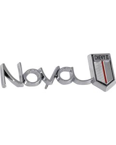 Nova Glove Box Emblem, Show Quality 1966