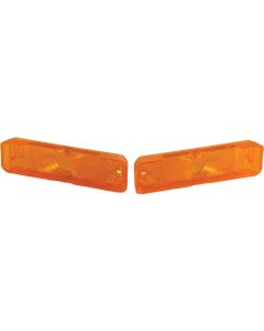 Nova Parking Light Lenses, Amber, 1966-1967