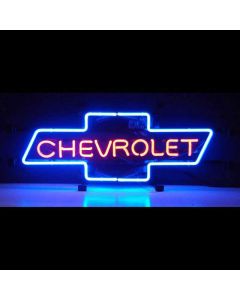 Chevy Sign, Neon, Bowtie