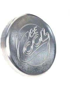 Nova Radiator Cap,Be Cool,Billet,Round,Natural Finish