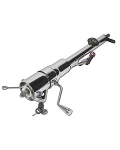 Nova Tilt Steering Column, Column Shift, Chrome, With Standard Ignition, IDIDIT, 1969-1973