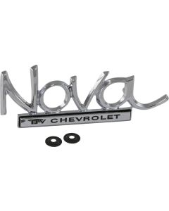 1969-1972 Chevy Nova Emblem, Trunk, by Chevrolet, Show Quality