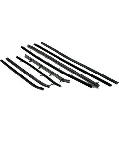 Nova Window Felt Kit, 2-Door Hardtop, Round Bead, 1966-1967