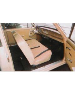 Nova, Chevy II, SS, Front Split Bench Seat Covers, Vinyl, 1965